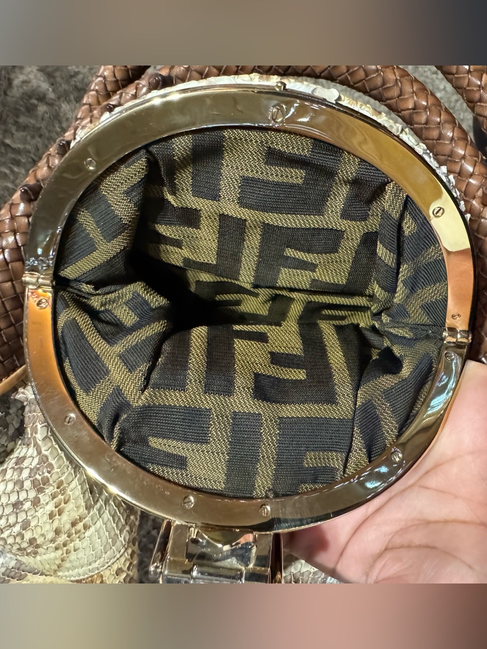 Authentic Vintage Fendi Spy Python - Picture 9 of 14